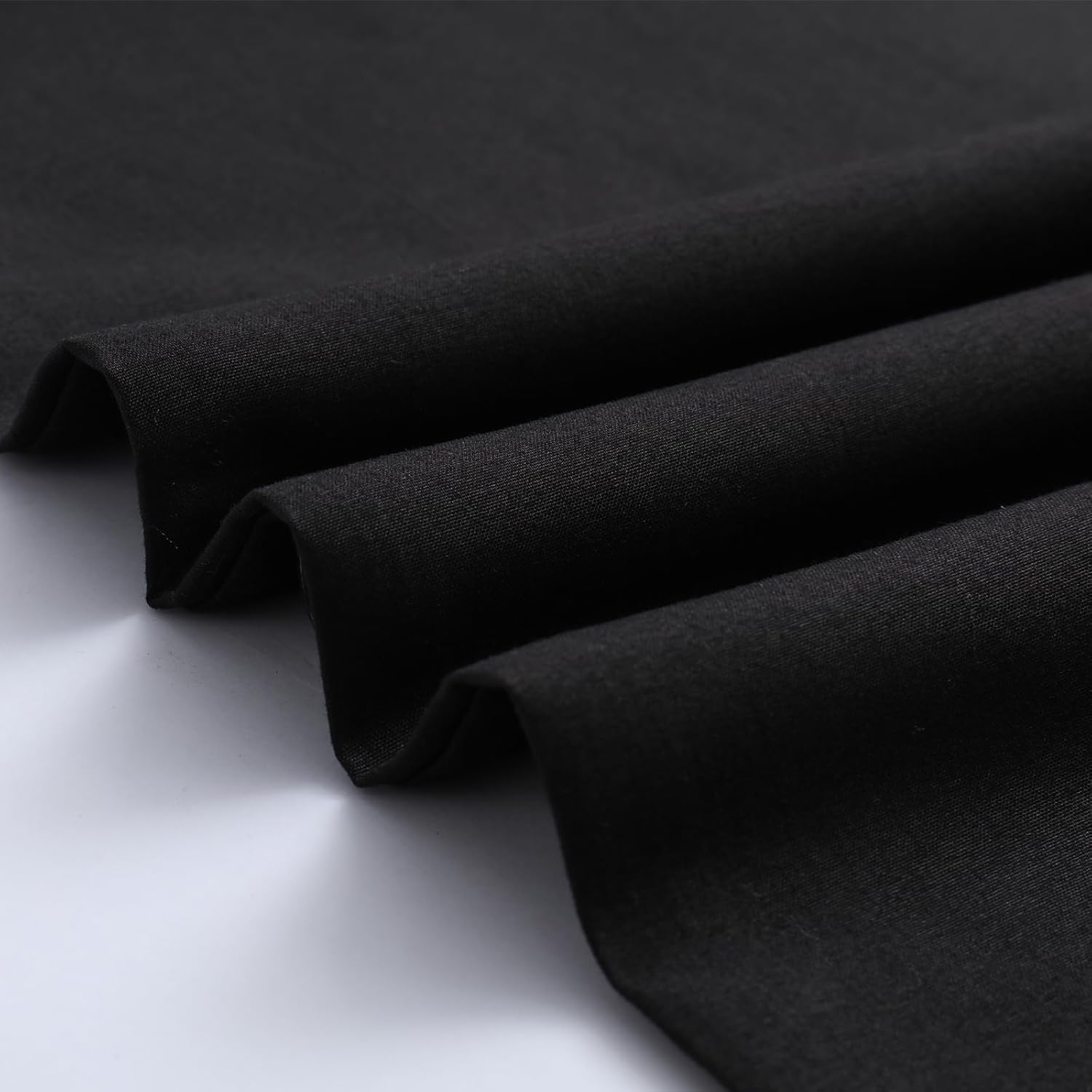 Pillow Cases Queen Size Set of 2, Brushed Microfiber Pillowcases 2 Pack with Envelope Closure, Super Soft Breathable Pillowcase(Black, 20x30 Inch) - Image 2